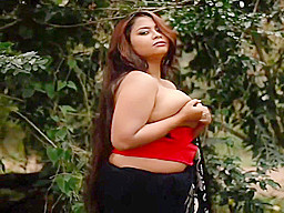 Super Busty Cute Wife Outdoor Video Shoot