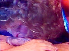 Swallowing dick with mouth and nub