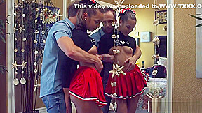 TEENFIDELITY Cute Cheerleader Liza Rowe Shakes Her Pom Poms
