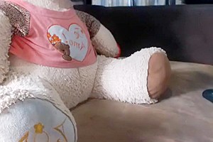 TGirl Doll Michell Garcia cumshot