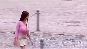 Tanya Song - Walking (Big Boobs)