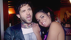 Tattooed bf fucks gfs brunette step sis