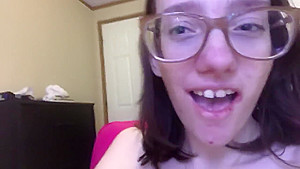Teasing and fucking tooth brush