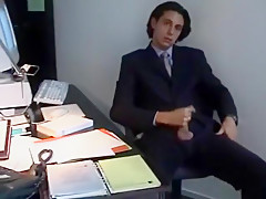 The Boss getting head in his office