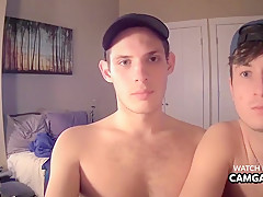 The Lad Sucks The Other Lads Cock And Then Bonks Him In The Booty In Live