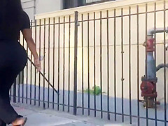 Thick Bubble Booty Ebony Milf in Spandex