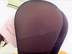 Thick asian upskirt and doggystyle orgasms