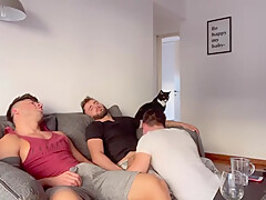 Threesome With Two Tall Guys