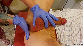 Throating Ts Nurse With Tattooed Body Barebacked By Patient