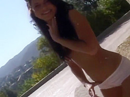Tiny hot teen 18+ twerking on a hard cock