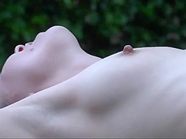 Tiny skinny slave spanked and tormented in bdsm game