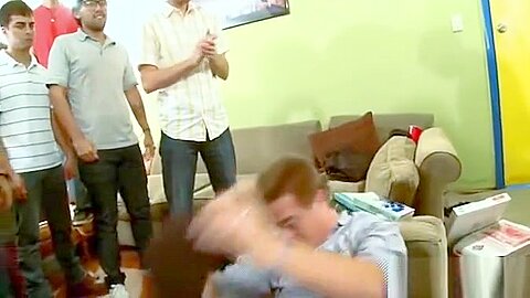 Tongue and gay cock massage
