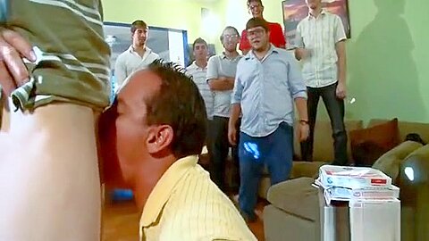 Tongue and gay cock massage