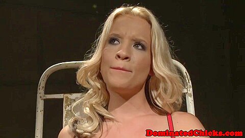 Tormented Eurobabe Gets Jizzed In Mouth