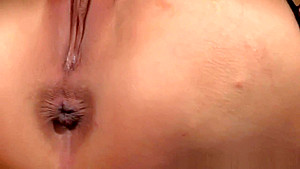 Tormented slave pissing in closeup action
