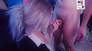 Tranny Milf Deepthroats And Swallows