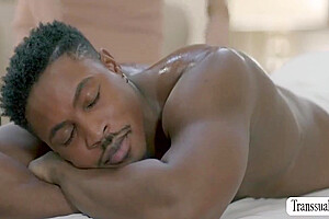 Ts Masseuse Gives Black Date Massage And Anal Sex 10 Min