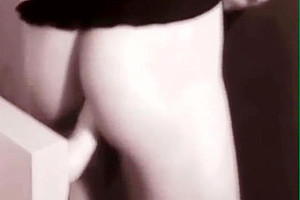 Ts sitting on a dildo