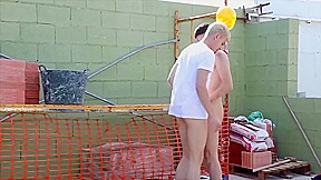 Twink Builders Raw On Roof Twink Gay Porn Tube