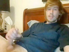 Twink jerkoff his cock
