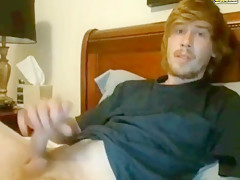 Twink jerkoff his cock