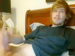 Twink jerkoff his cock