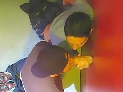 Two Big Cocks, A Gloryhole and One Mouth