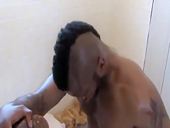 Two Black Fuckers Are Penetrating White Butts In Dog