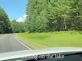 Two students 18+ Gave A Ride To Fellow Traveler Milf To Creampie