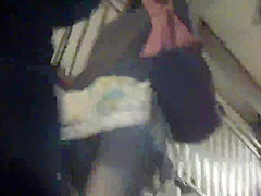 Upskirt blonde