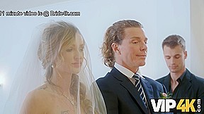 VIP4K Guests can't hide emotions when they see bride fucking in video