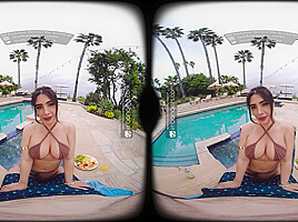 VR Bangers Big Tits Babe Tru Kait Fucked Hard In VR Porn