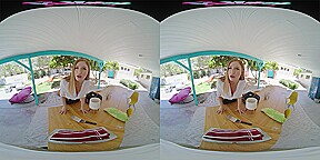VRHUSH Busty redhead Skylar Snow cheats on her husband