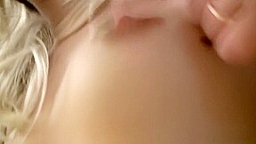 Valeria pulls her pantyhose down and fingers her holes for the camera
