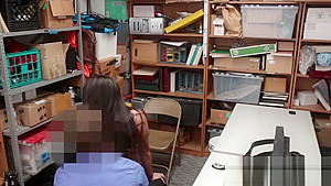 Versatile teen 18+ brunette avoiding jail with her smooth ass