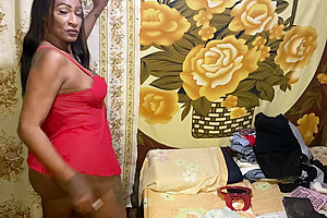 Very Horny Shemale Wants To Be Fucked At Her Home