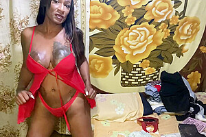 Very Horny Shemale Wants To Be Fucked At Her Home