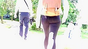 Very nice russian ass in black jeans