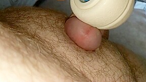 Vibrator on dick until I cum