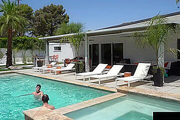 Vid Cutie Banged At The Pool Bareback Twink Tube