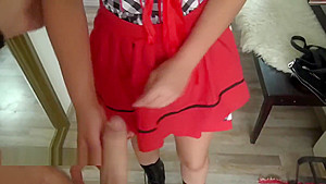 Vor der Party im neuen Dirndl Gefickt