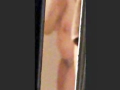 Voywured wife in shower good pussy view