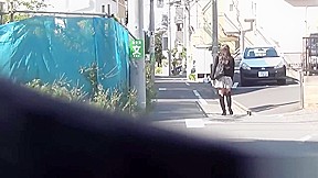 Watched asian babe pisses