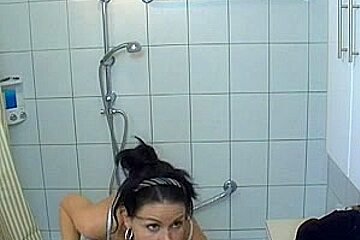 We love screwing in bathroom