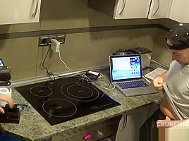 Webcam in the kitchen with Jess used raw by Jorhe Leal - HomeWebCamera