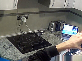 Webcam in the kitchen with Jess used raw by Jorhe Leal - HomeWebCamera