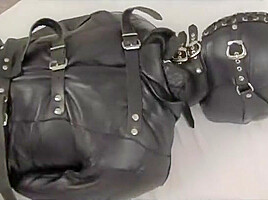 Wenona Hooded and Straitjacketed