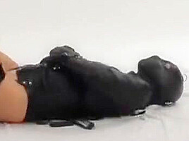 Wenona Hooded and Straitjacketed