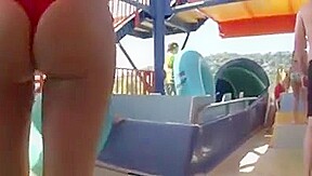 Wet water park booty