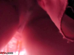 White panties and sweet butt in the upskirt clip